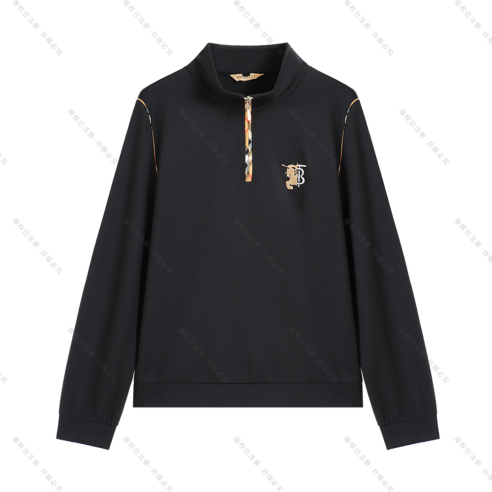 【南油虹姐】秋冬2025长袖打底时尚休闲显瘦百搭气质立领T恤