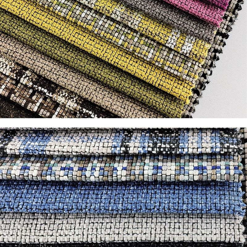 定制马赛克编织粗麻全包沙发套沙发笠餐椅抱枕凳套飘窗垫沙发床