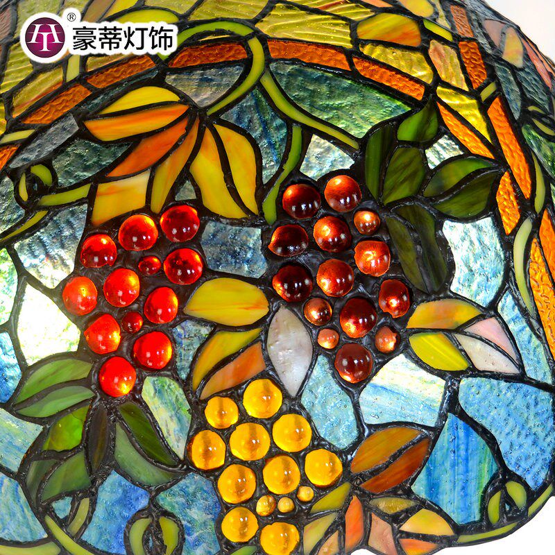 【葡萄熟了】豪蒂美式乡村田园复古典精品收藏传世艺术台灯落地灯