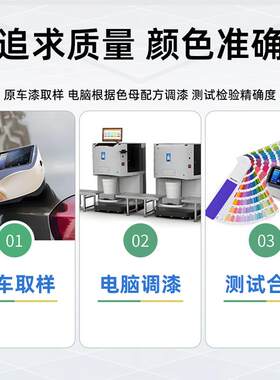 观致5补漆笔汽车专用车漆修复宝石蓝坚果棕旭日红水晶白色自喷漆
