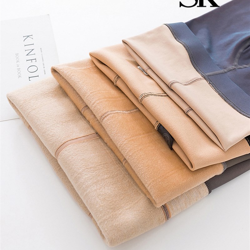 SK假透肉打底裤女空姐灰一体无缝连裤袜加绒加厚丝袜春秋冬透肤袜