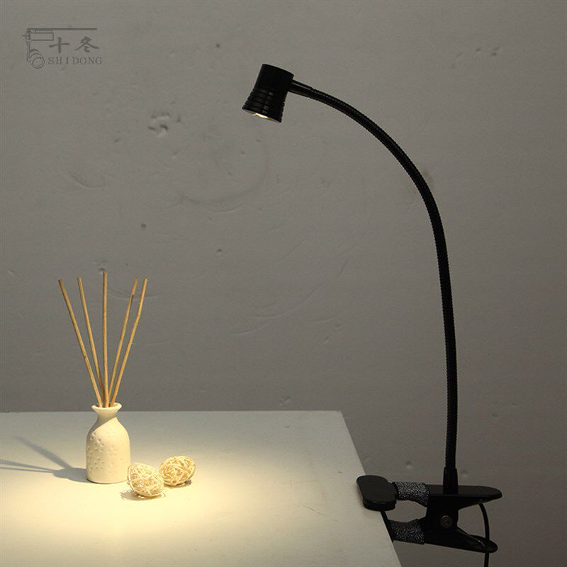 包邮LED护眼夹子台灯 软管折叠台灯 时尚创意台灯 USB电脑键盘灯