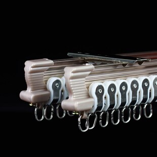 加厚铝合金弯轨窗帘轨道高强度高硬度新品轨道可弯曲窗帘滑槽配件