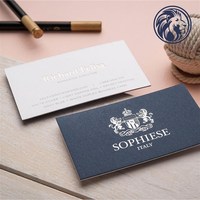 速發(fā)藍白名片/深藍名片/個性商務(wù)名片/深藍加白色名片/燙金名片