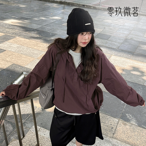 零玖微茗韩国大码新款休闲宽松藏肉女微胖mm显瘦卫衣上衣86766