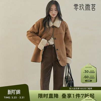 09women加大码个性宽松舒适灯芯绒直筒长裤微胖mm显瘦阔腿裤79214