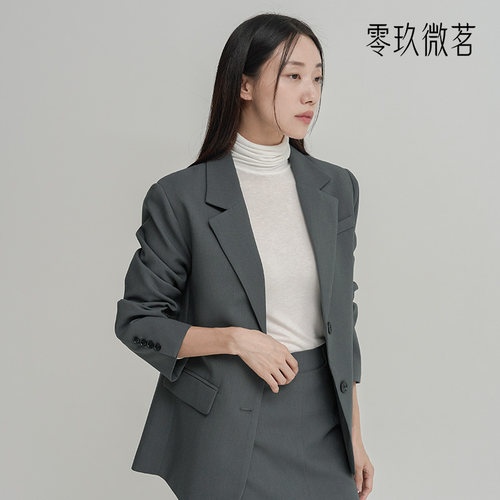 09women韩国大码职业休闲西装