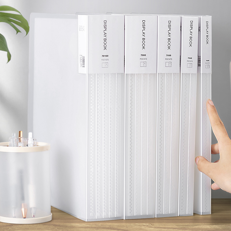 a4文件夹透明插页多层收纳袋塑料活页资料夹试卷夹子神器办公用品