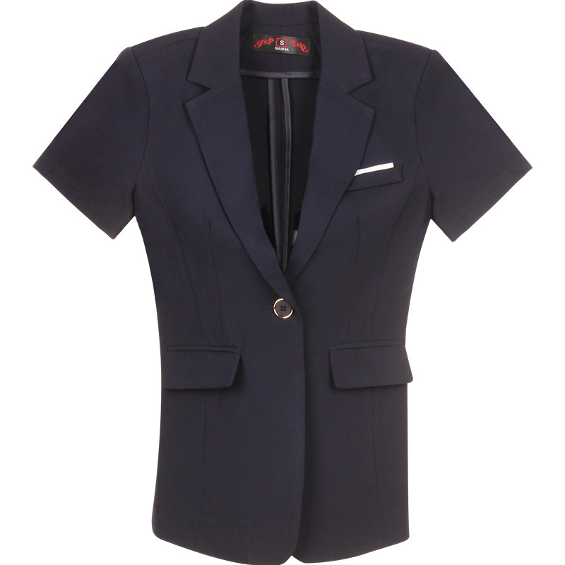 职业西装套装女夏季高端时尚气质商务面试正装酒店前台工作服套裙