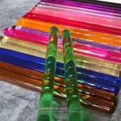 长35CM水晶亚克力威风鼓战鼓堂鼓大鼓专用鼓棒鼓锤有机玻璃鼓槌