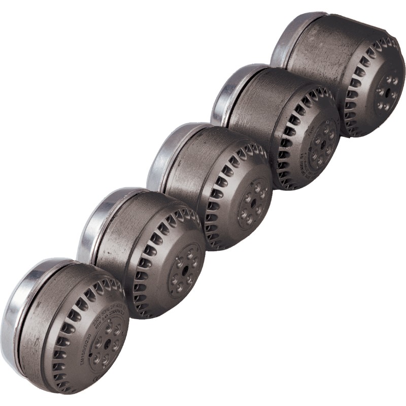 疯狂鲁莽精密轴承EM133C外转子前倾蜗壳离心风机净化双进风电机