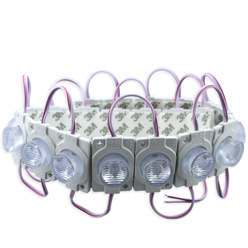 12v防水模组LED超薄灯箱侧发光模组双面灯箱3030贴片注塑模组灯条