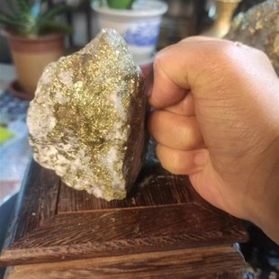 金都招远金石金矿原石摆件桌面办公生日礼品金石山高品相招财石礼