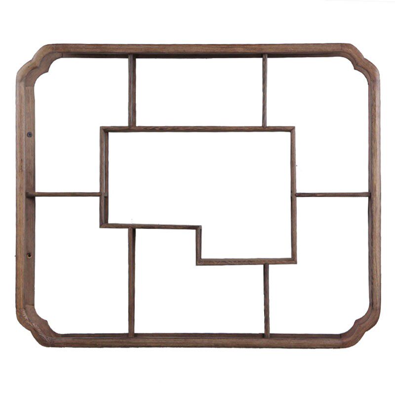 鸡翅木小博古架实木中式壁挂墙上复古多宝阁置物架古董架摆件架子