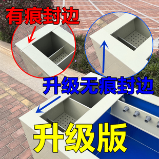 大型超白玻璃观赏鱼缸过滤锦鲤鱼池客厅阳台酒店超市鱼箱带侧过滤