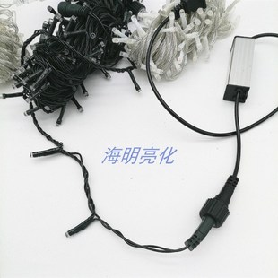 12/24V低压室外防水F5圣诞节日灯串头尾接闪灯街道庭院亮化彩灯