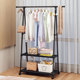 入户外套挂衣架落地卧室宿舍家用移动多功能晾衣架床边简易衣帽架