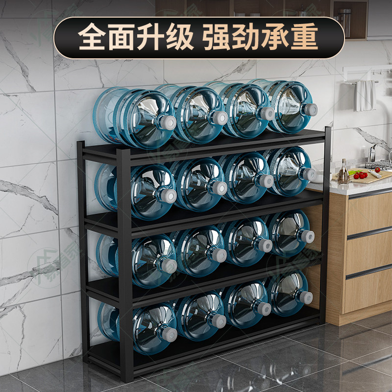 新款厨房电器置物架免安装多功能窗台灶台上放锅的调料盒收物收纳