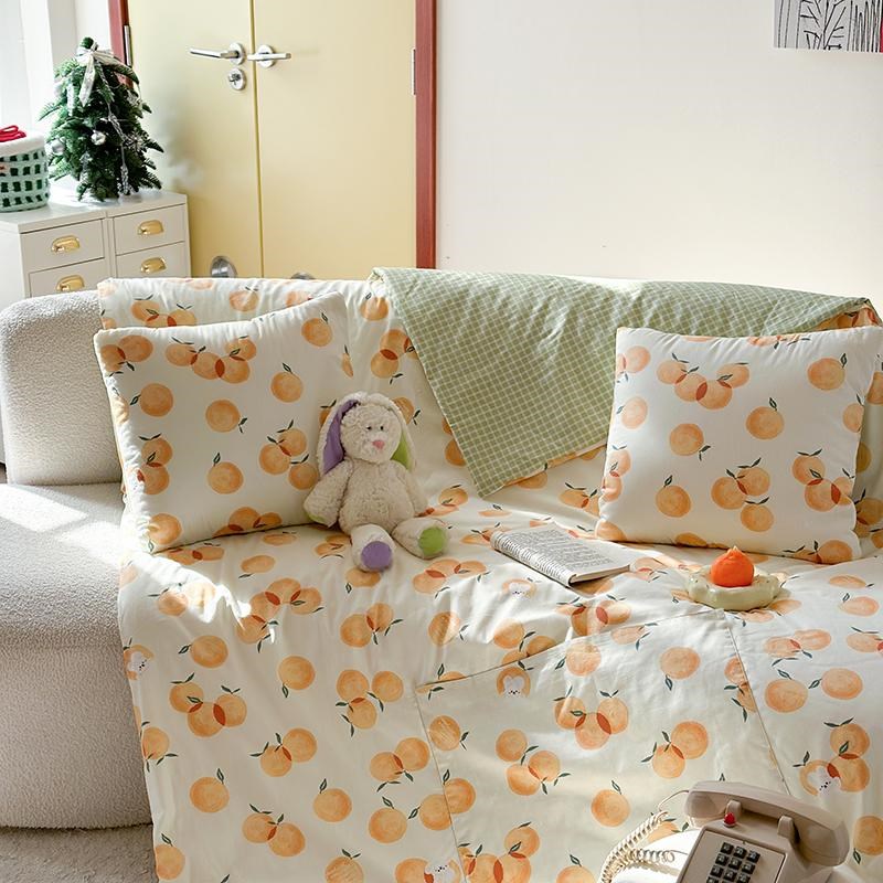 全棉 小清新 抱枕车用被子两用二合一2025新款汽车车载午睡枕头被