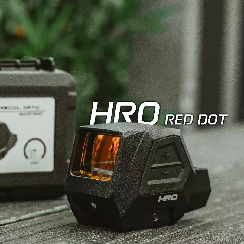 HRO运动感应虹膜内红点全息瞄准镜箭头分化高清金属抗震模型弹弓
