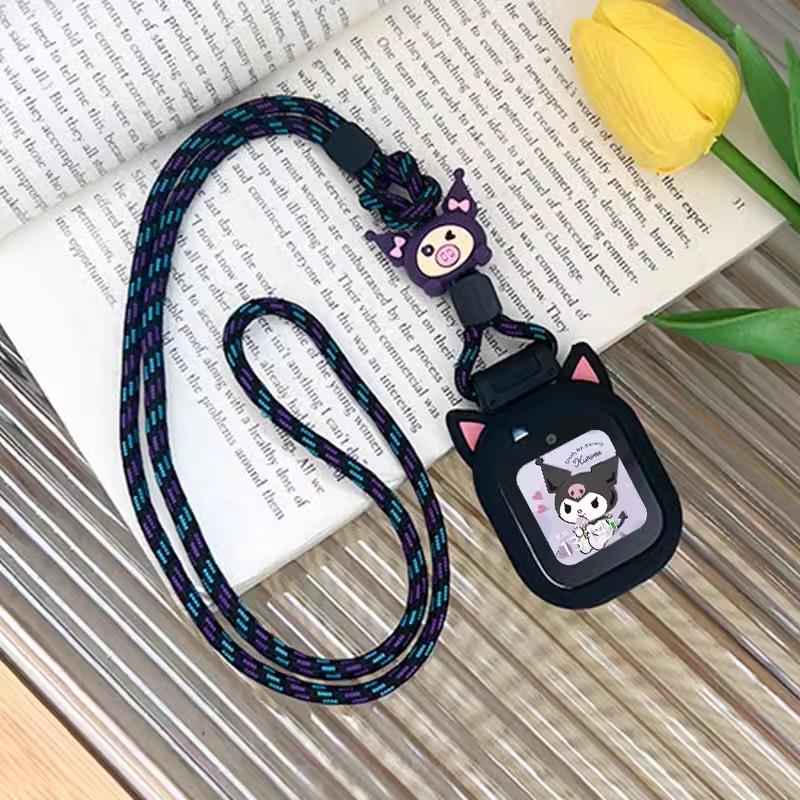 适用华为NIK-AL00儿童智能电话手表5挂脖子套男女简约保护壳吊绳