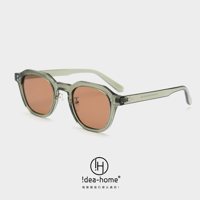 速发跨境小0TR众偏光复镜男素颜街拍墨古太潮