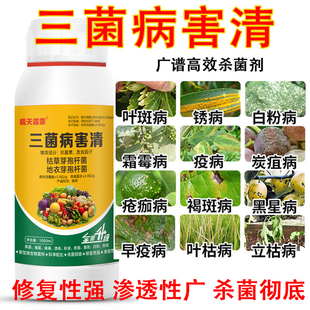 真菌细菌病毒病正品三菌病害清白粉病炭疽病锈病黑斑病植物杀菌剂