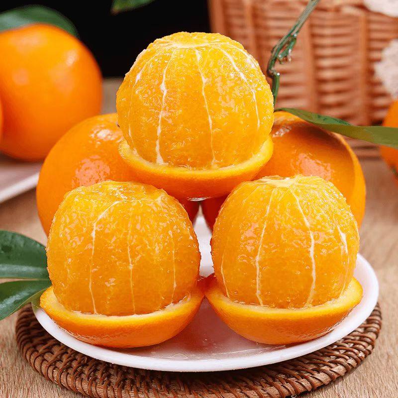 正宗江西赣南脐橙新鲜橙子大果榨汁专用当季整箱甜橙现摘水果