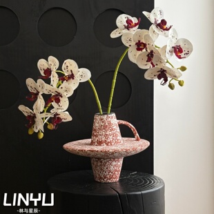 陶瓷花瓶新中式客厅摆件高级感仿真花假花家居装饰新年艺术摆件