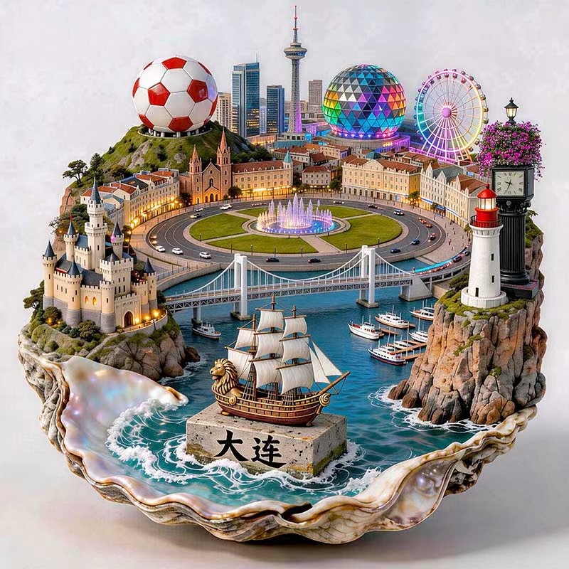 辽宁城市旅游纪念品冰箱贴磁性