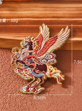 甘肃酒泉敦煌月牙泉纪念品冰箱贴