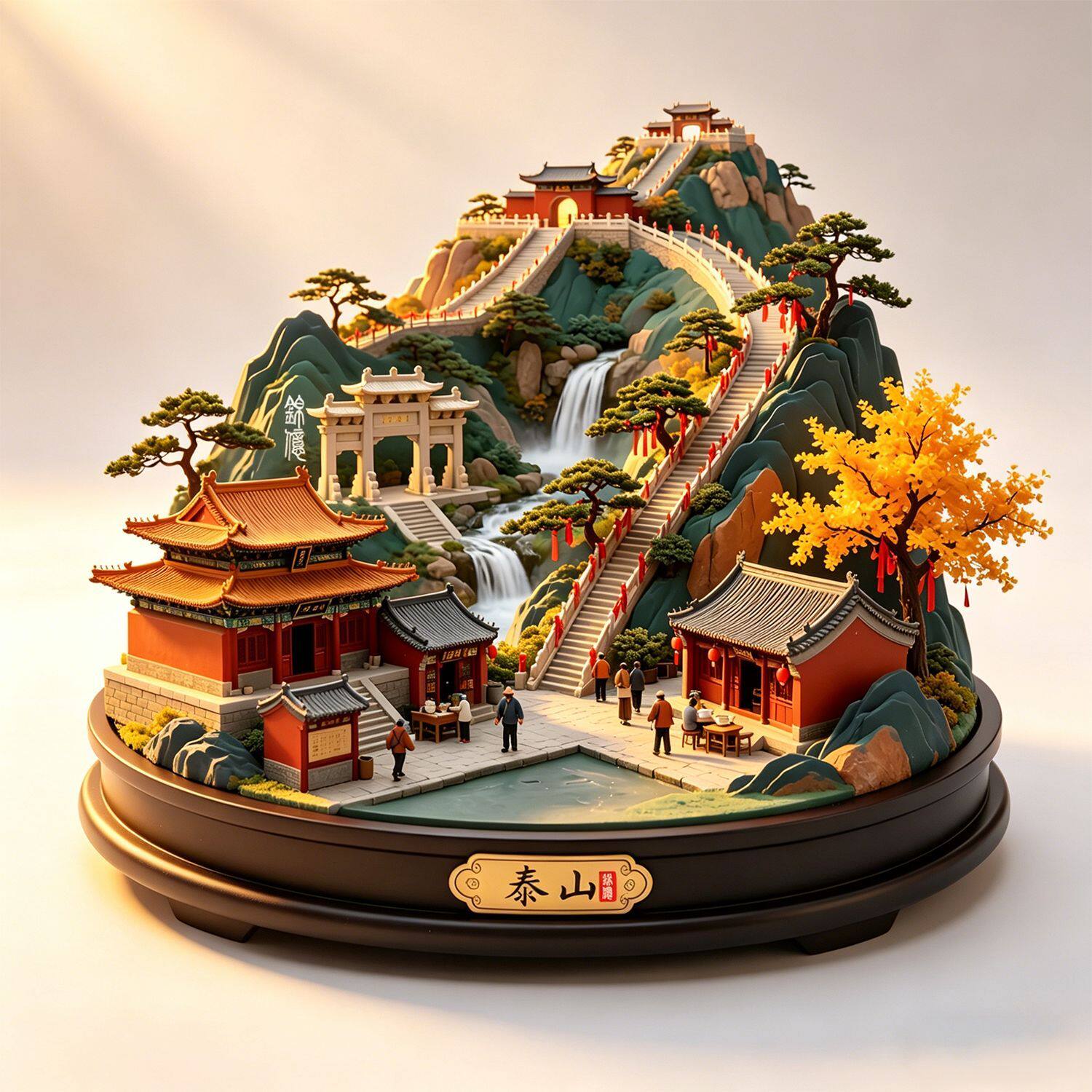 泰山旅游景点纪念品冰箱贴磁吸