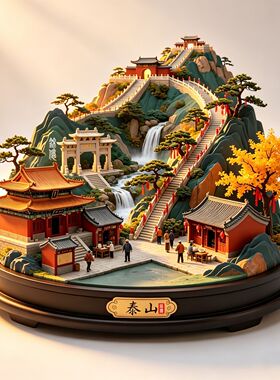 泰山旅游景点纪念品冰箱贴磁吸