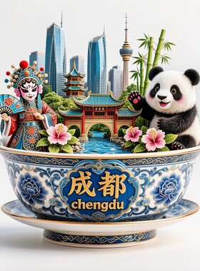 四川旅游纪念品文创冰箱贴磁吸