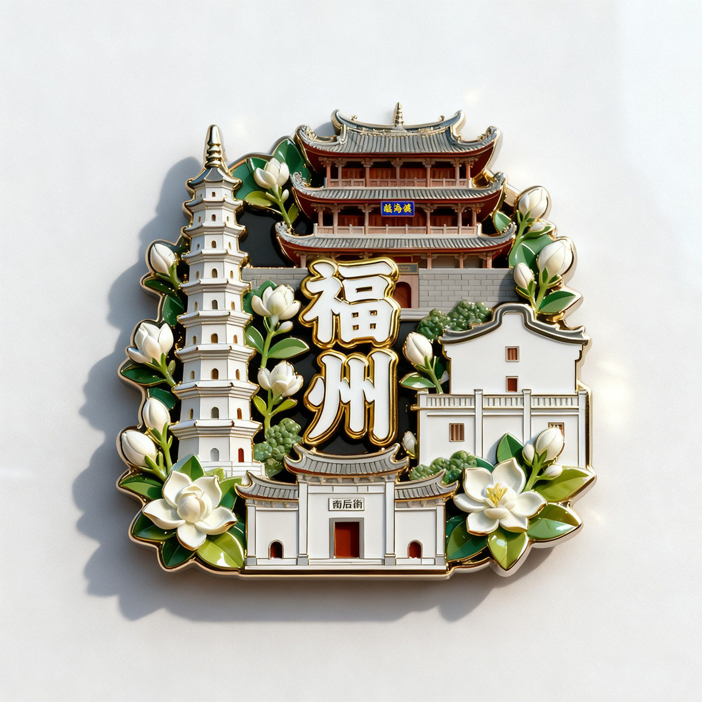 福州平潭岛旅游纪念品冰箱贴磁吸