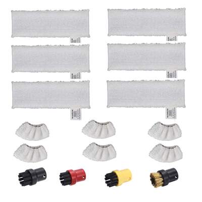 凯驰蒸6地扒6手扒蒸汽套4色小圆刷适用于Karcher easyfix SC系列