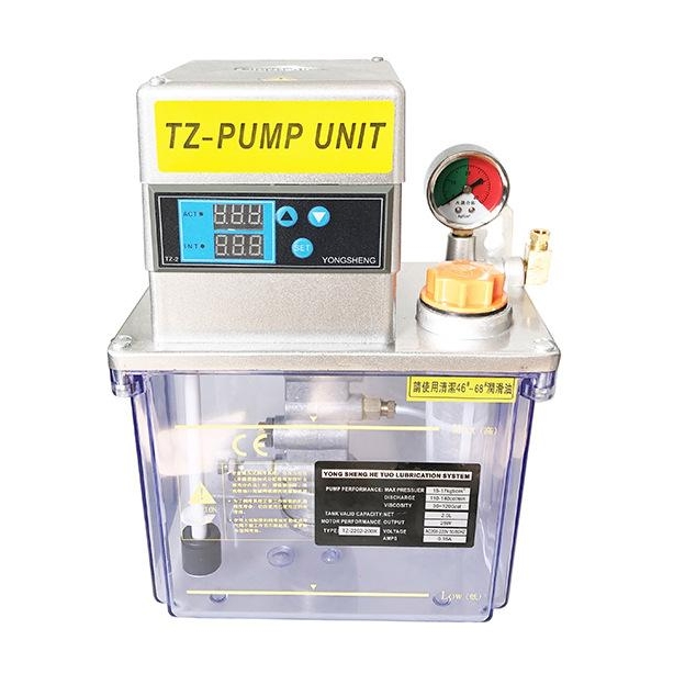 永晟合拓TZ2262双数显齿轮泵 机床稀油泵 全自动油泵 电动注油器