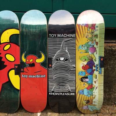 toymachine 8.0/8.125/8.25/7.75英寸滑板双翘加拿大枫木板面甲板
