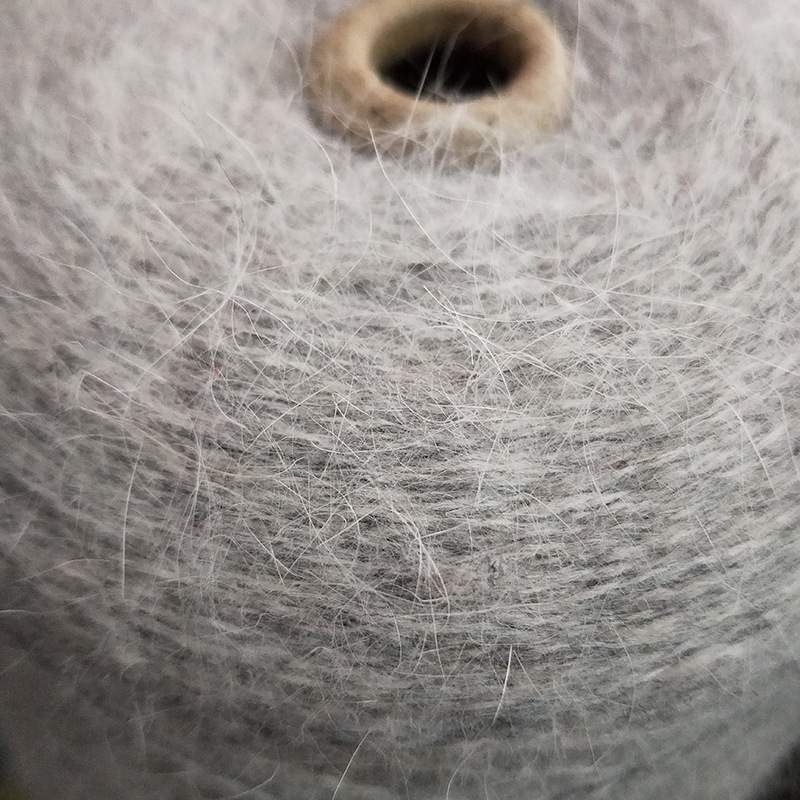 60%高比例兔毛 2/16支长毛水貂 毛线貂绒手编机织中粗线羊绒
