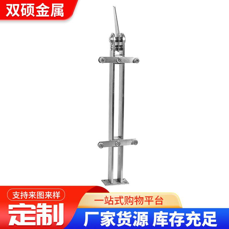 304不锈钢立柱 不锈钢工程立柱厂304不锈钢立柱栏杆楼梯挂立柱