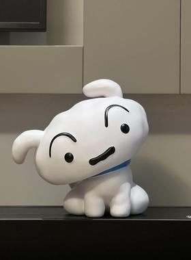 蜡笔小新动漫周边版小白歪头杀手办家居桌面摆件潮玩公仔送礼物