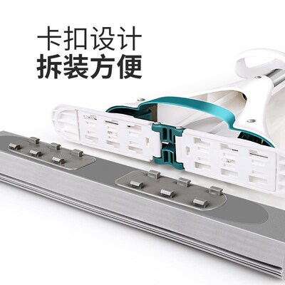 现货速发51美丽雅海绵拖把头通用28CM对折式吸水宽扣胶棉头替换