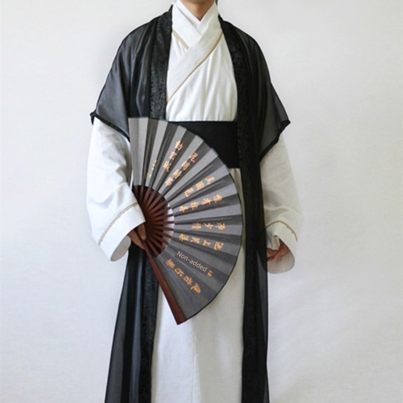 速发毕业班拍照古代汉服生古装服装书男影视唐装扇子大侠客演出