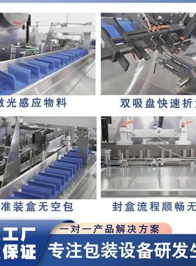 全自食动品生装盒机小蛋糕薯片饼干盒子盒包装机定SKZH-262制装设