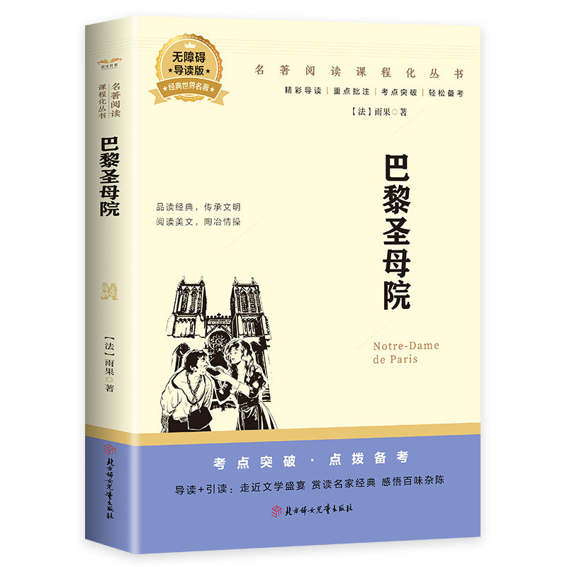 巴黎圣母院 雨果原著世界经典文学名著书籍畅销书 世界经典文学