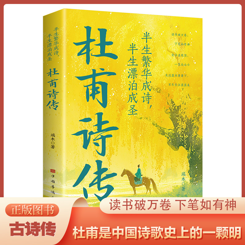 半生繁华成诗半生漂泊成圣杜甫诗传中国文人古代名人传记国学经典