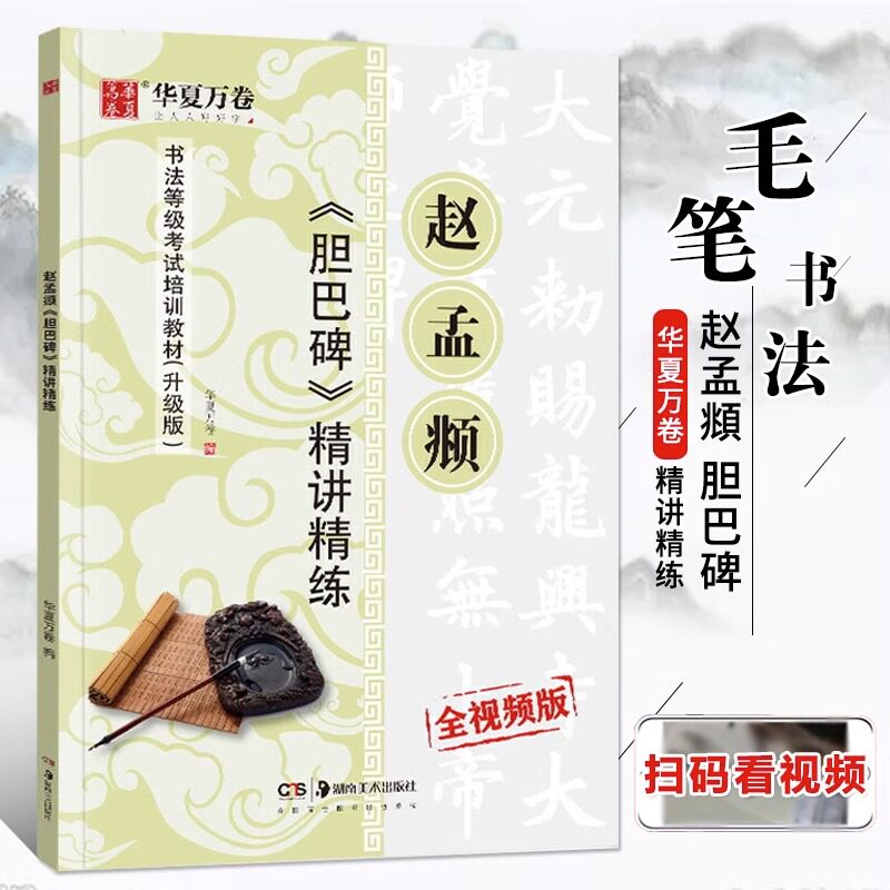 元赵孟頫胆巴碑精讲精练 书法等级考试培训教材(升级版)楷书教程