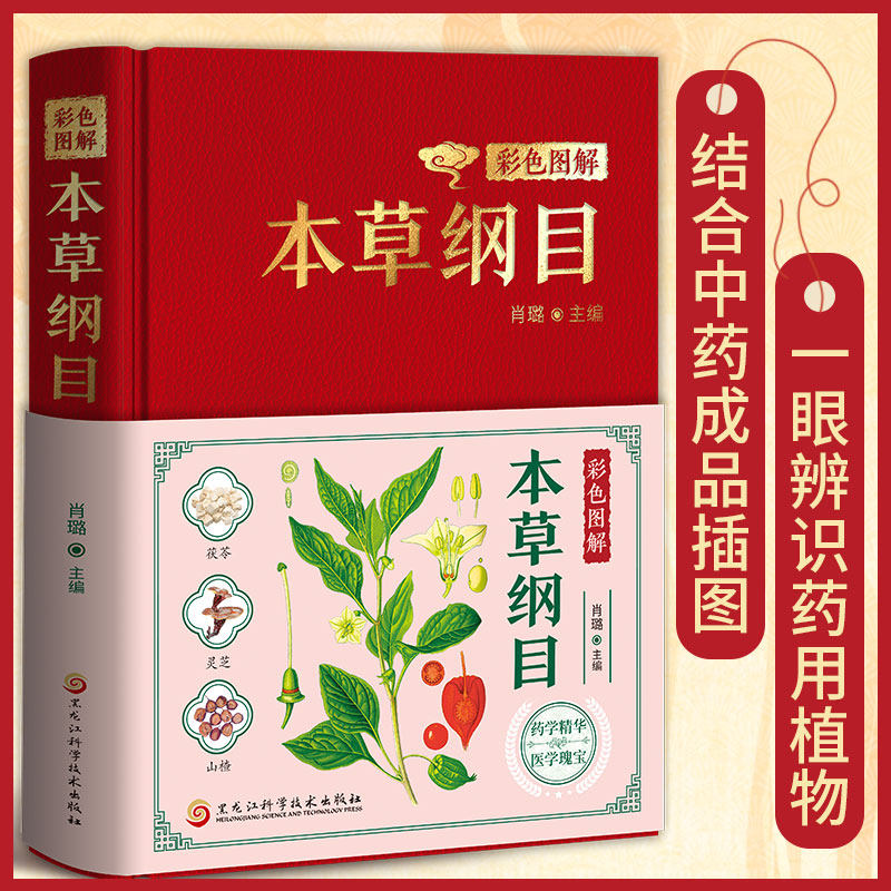 彩色图解 本草纲目 中医养生大全 零基础学中医 中国医学名著书籍