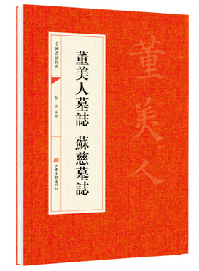 董美人墓誌銘 蘇慈墓誌 临摹研习隋代楷书品读古代碑刻经典字帖