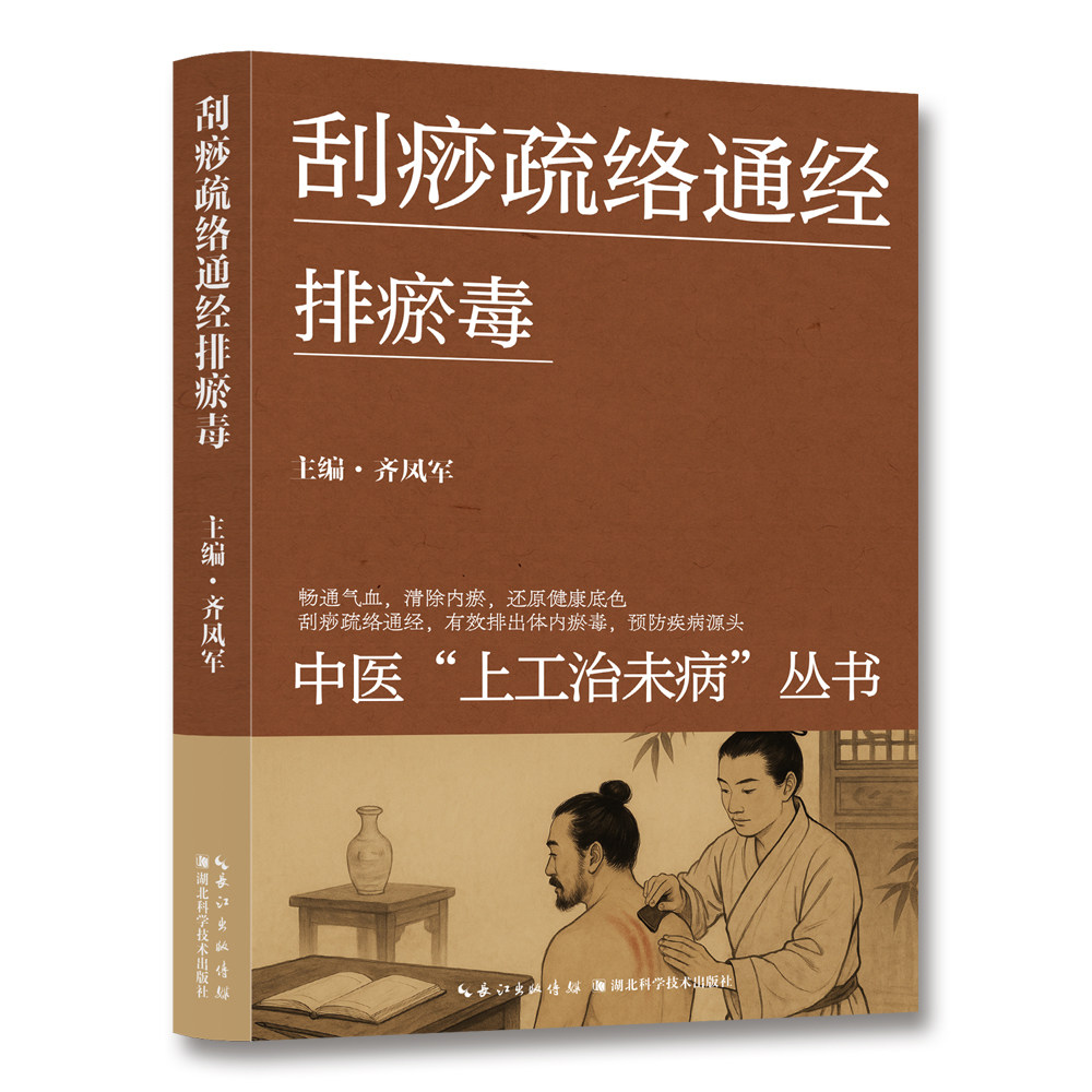 刮痧疏络通经排瘀毒 刮痧排毒补气知识 精选健康养生修心阅读书籍